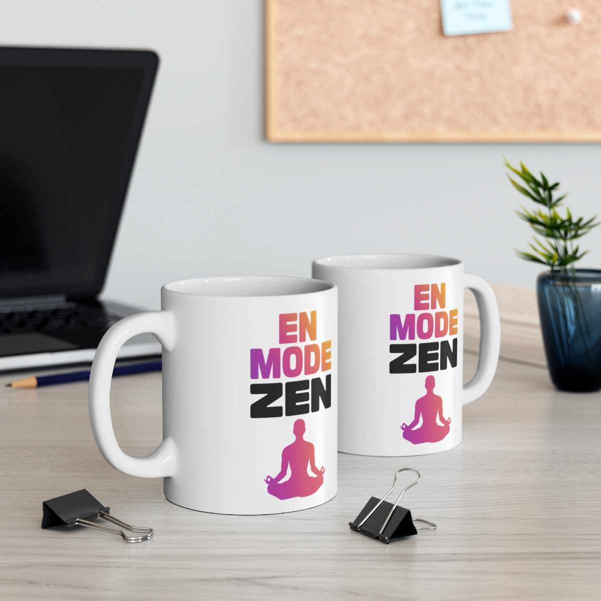 Mug "En Mode Zen" - idée cadeau Relaxation et Méditation