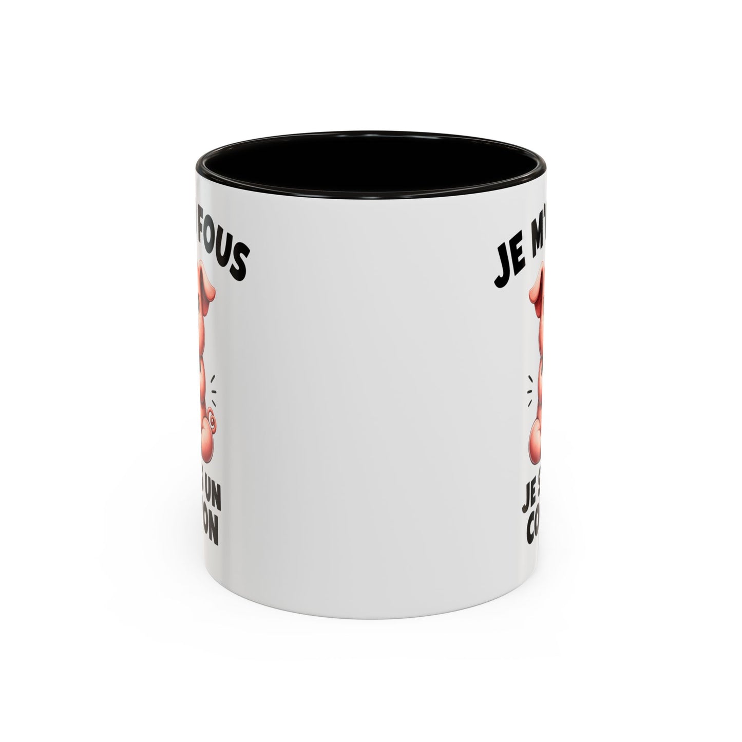 Tasse Je M’En Fous Je Suis un Cochon – Mug Cochon Humoristique – Cadeau Femme Homme Amoureux des Animaux 325ml