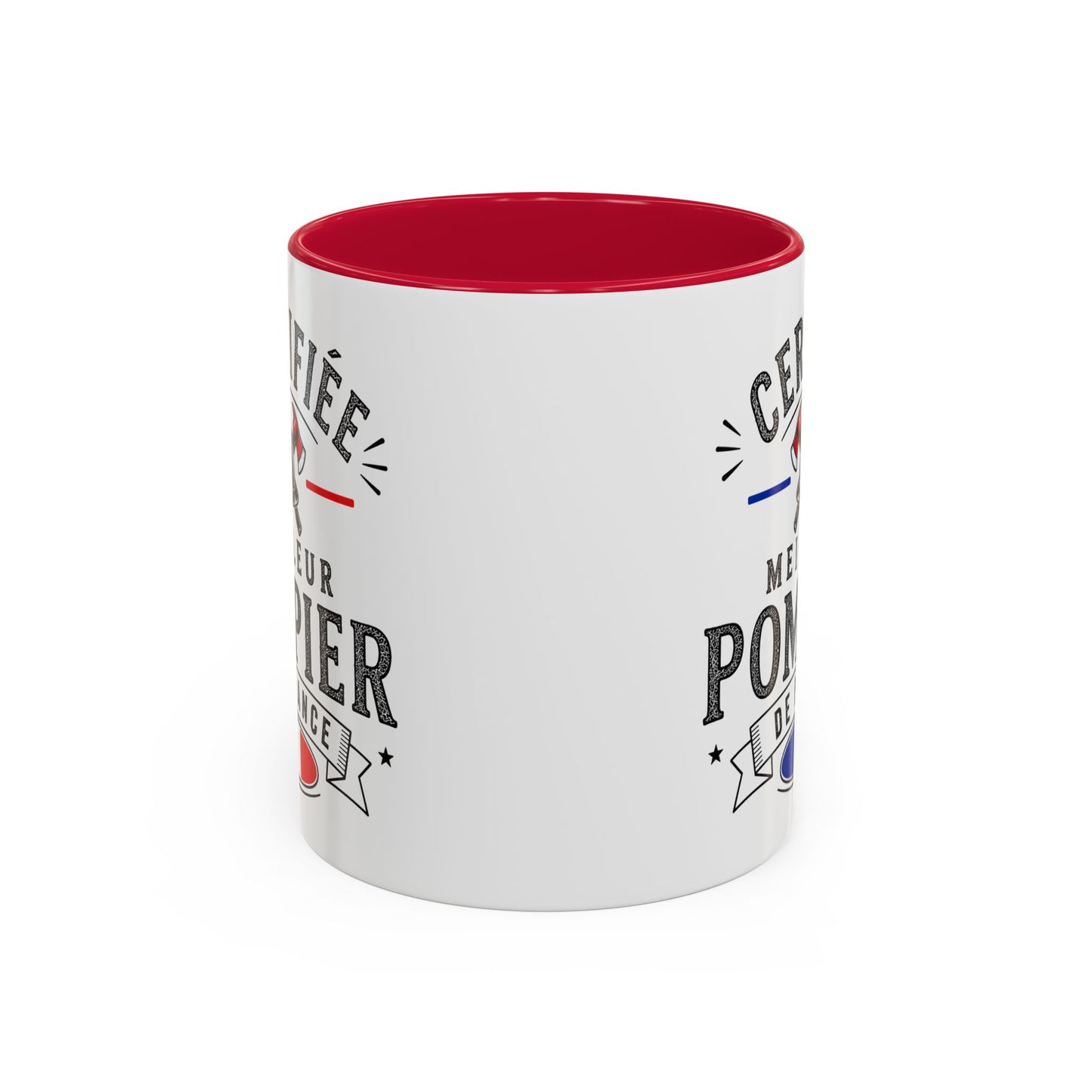 Mug Pompier Homme – Certifié Meilleur Pompier de France – Tasse Humour Métier – Cadeau Original Pompier