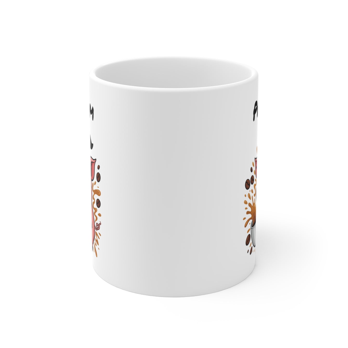 Mug Personnalisé Cochon Sorcier Halloween 325ml – Tasse Céramique Prénom Drôle et Festif – Cadeau Original