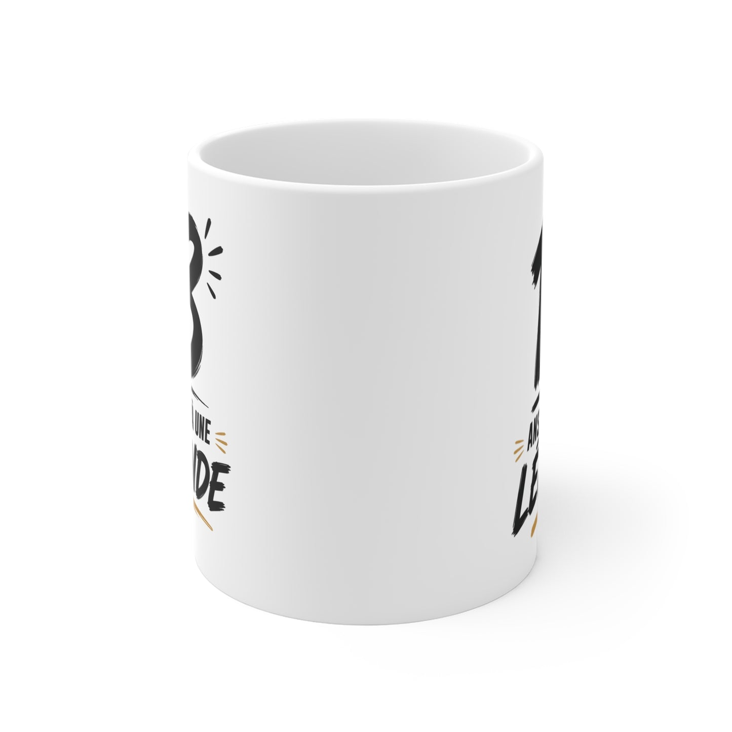 Tasse 18 Ans et Déjà une Légende – Mug Anniversaire 18 Ans Homme Femme – Cadeau Original Majorité 325 ml