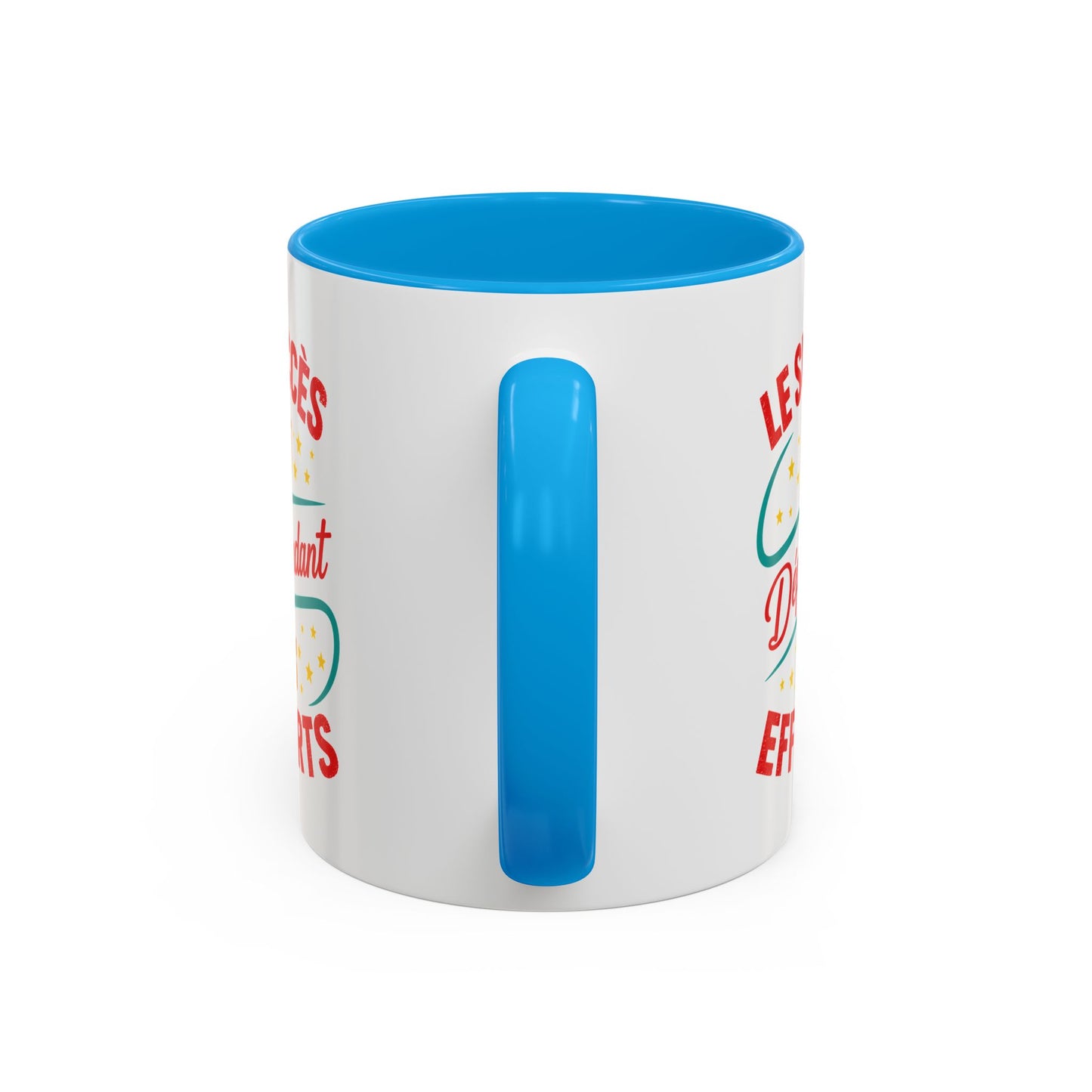 Mug Motivation Réussite – Tasse Inspirante Travail Effort Persévérance – Cadeau Motivation Homme et Femme Noir Bleu Rouge