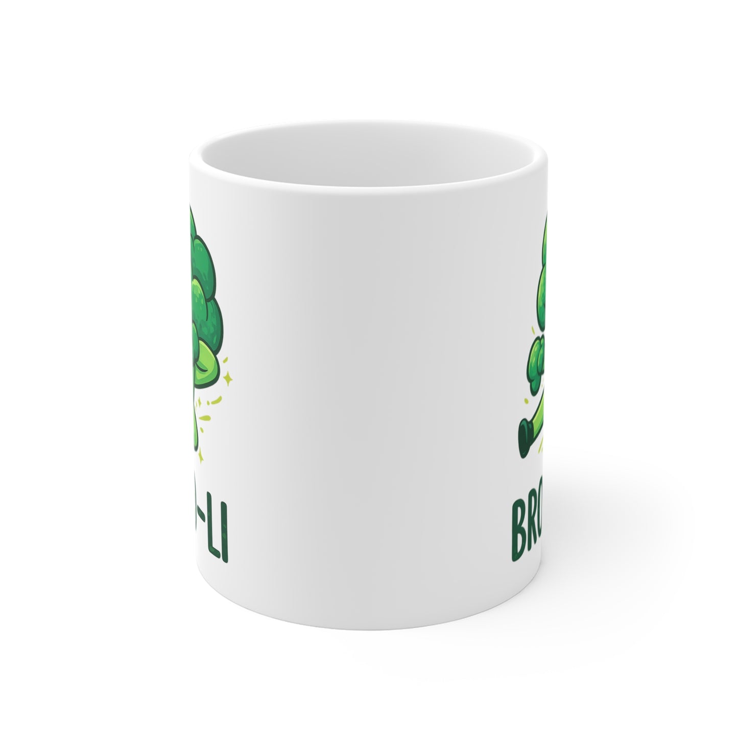Mug Brocoli Drôle – Brocco Li – Tasse Humoristique Jeu de Mot – Cadeau Original Légume Mignon 325 ml