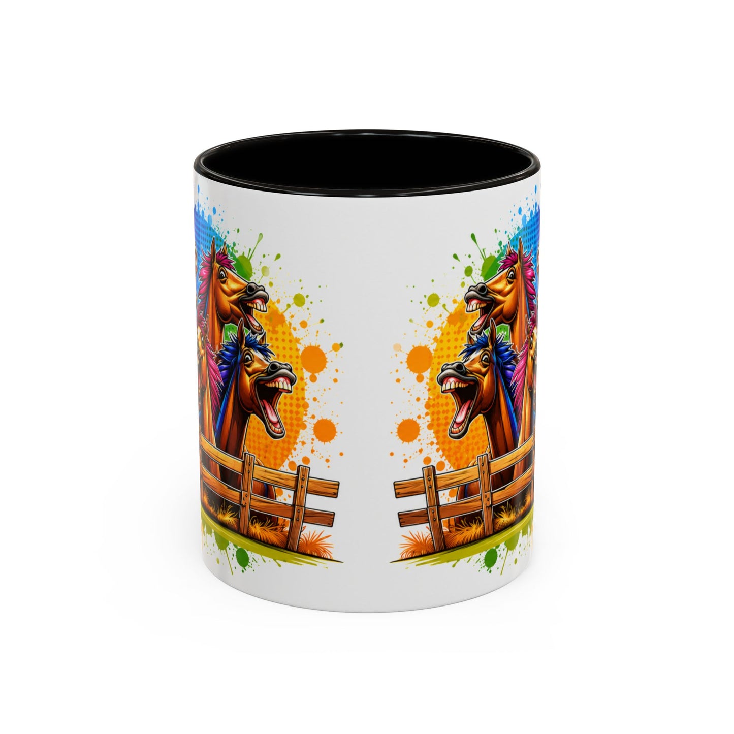 Tasse Chevaux Rigolos – Mug Humour Équitation Coloré – Cadeau Cavalier Homme Femme 325ml