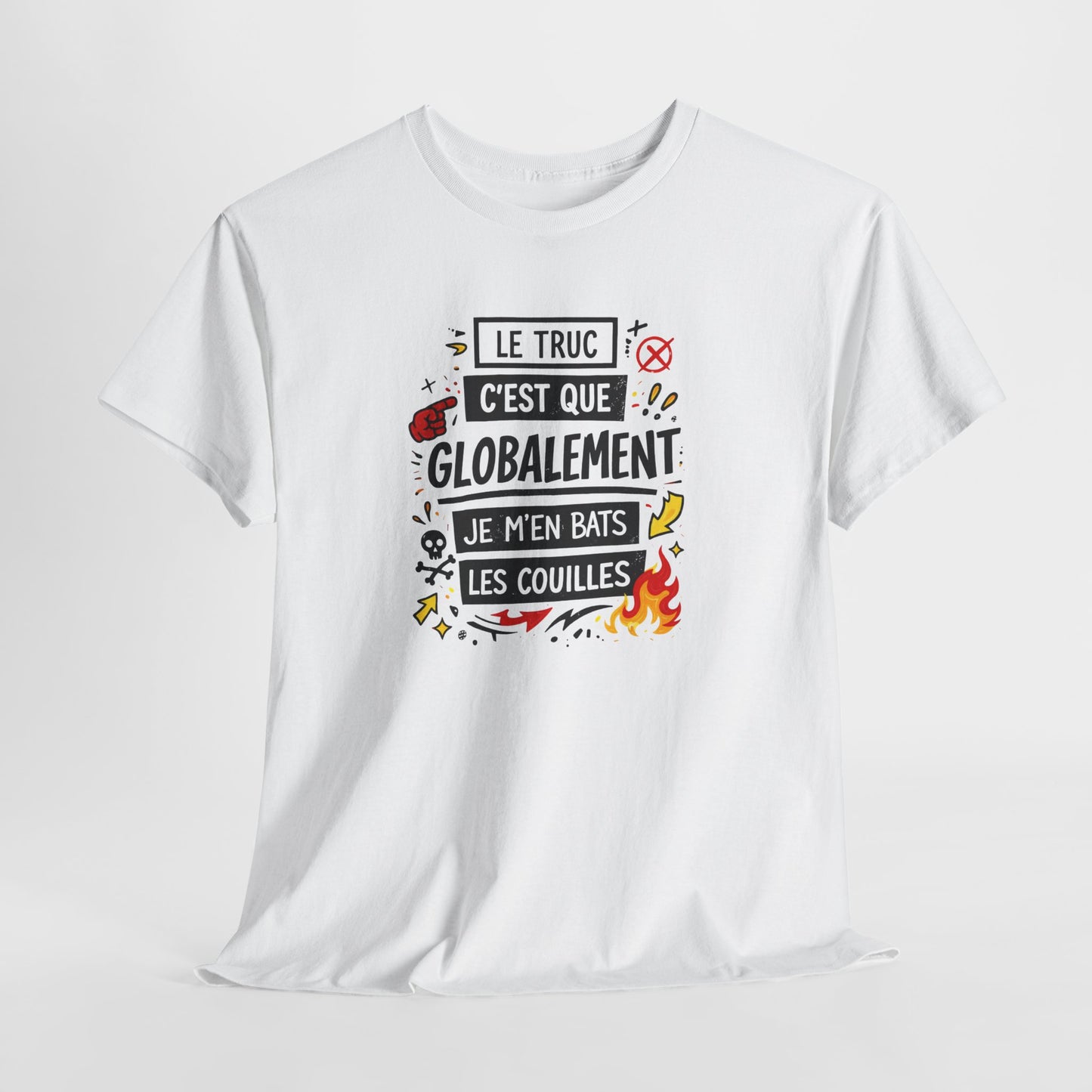T-Shirt Humoristique Homme Femme – Tee Shirt Drôle Sarcastique – Cadeau Humour Adulte Noir Blanc Gris