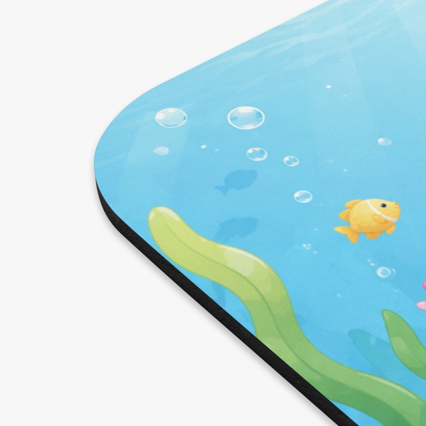 Tapis de Souris 22x18cm What the Phoque Phoque Drôle Kawaii Humour Animal Marin Océan Bureau Gaming Cadeau Original