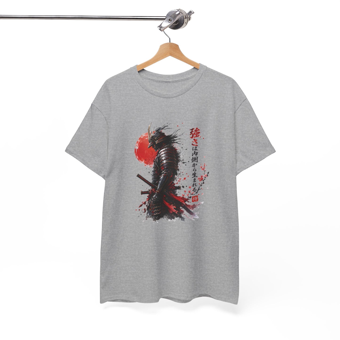 Tee Shirt Homme et Femme Samouraï Japon Guerrier Katana Armure Japonaise Art Traditionnel Idée Cadeau