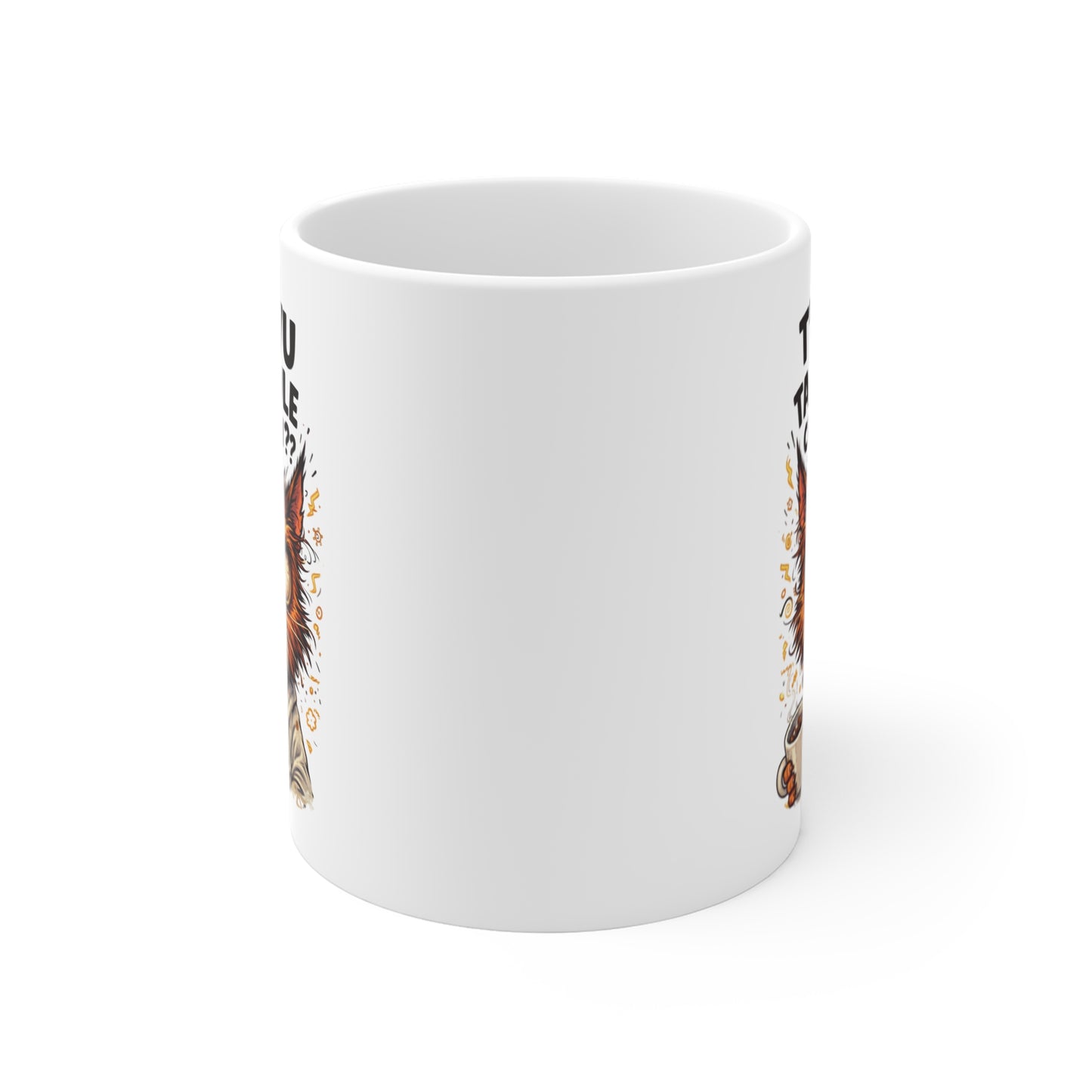 Mug Chat Colère Drôle – T’as Vu Ta Gueule Ce Matin – Tasse Humoristique Café Matin – Cadeau Original Humour