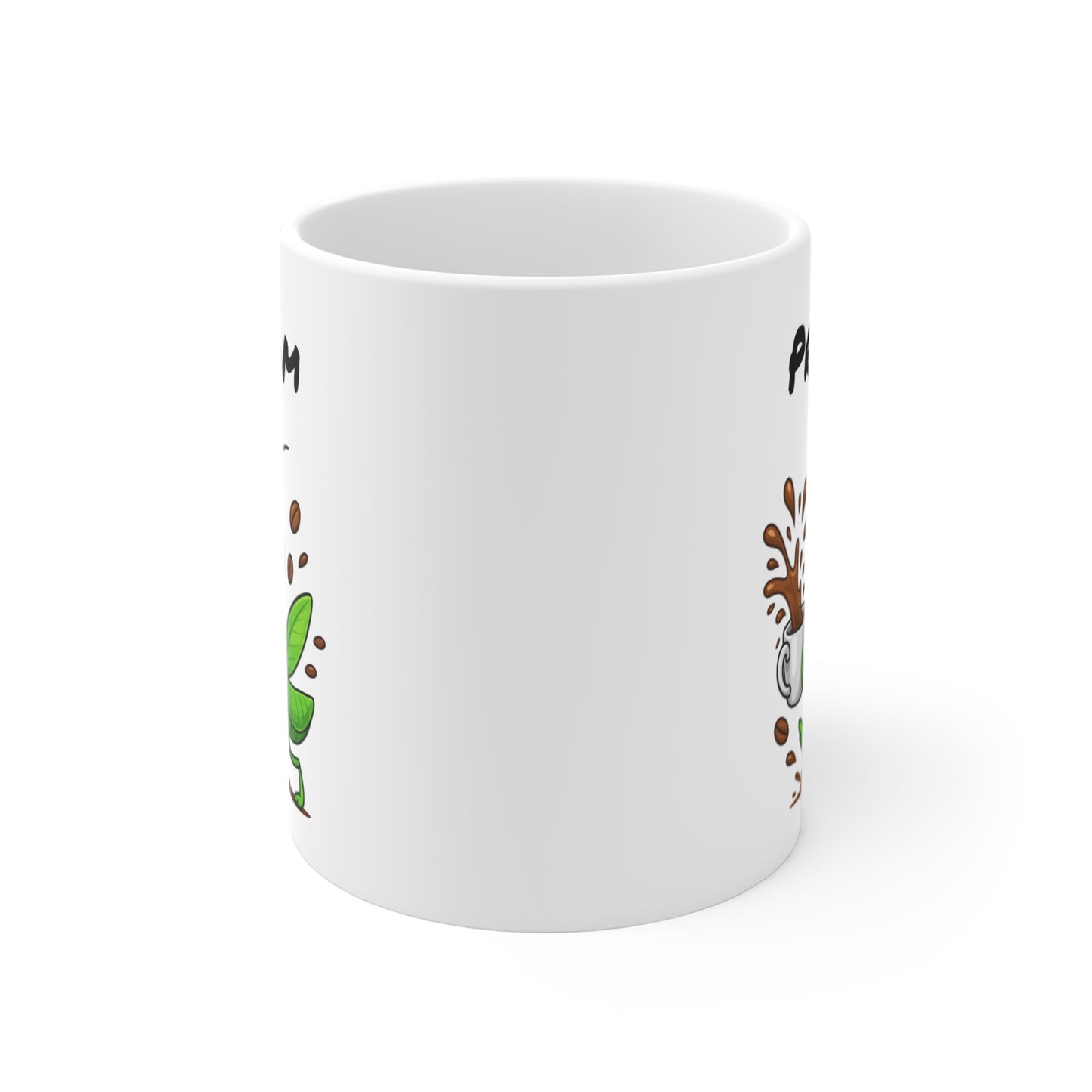 Tasse Personnalisable Mante Religieuse Café – Mug Prénom Animal Cartoon Céramique 325ml – Cadeau Origina