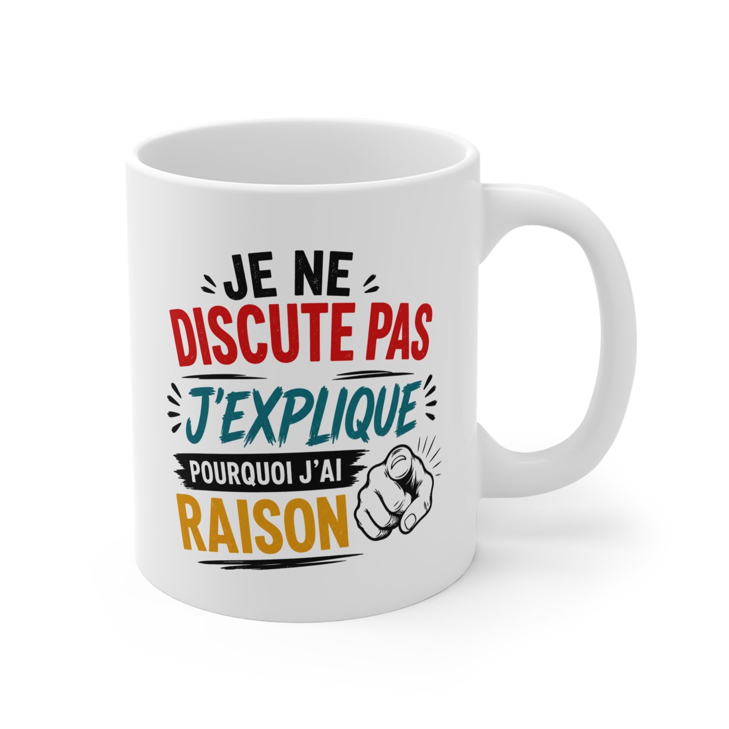 Mug Humour Homme et Femme – Cadeau Original Drôle pour Collègue Ami Famille – Tasse Citation Humoristique Caractère 325 ml