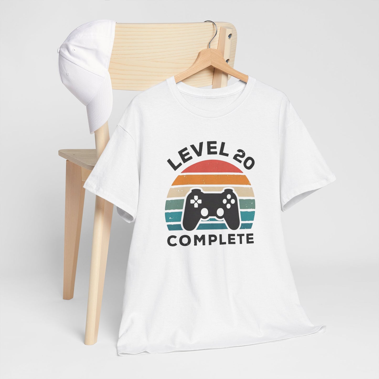 Tee-Shirt 20 Ans Homme et Femme – Cadeau Anniversaire 20ème Gamer Gaming – Idée Cadeau Jeu Vidéo Original pour Passionné de Jeux Vidéo