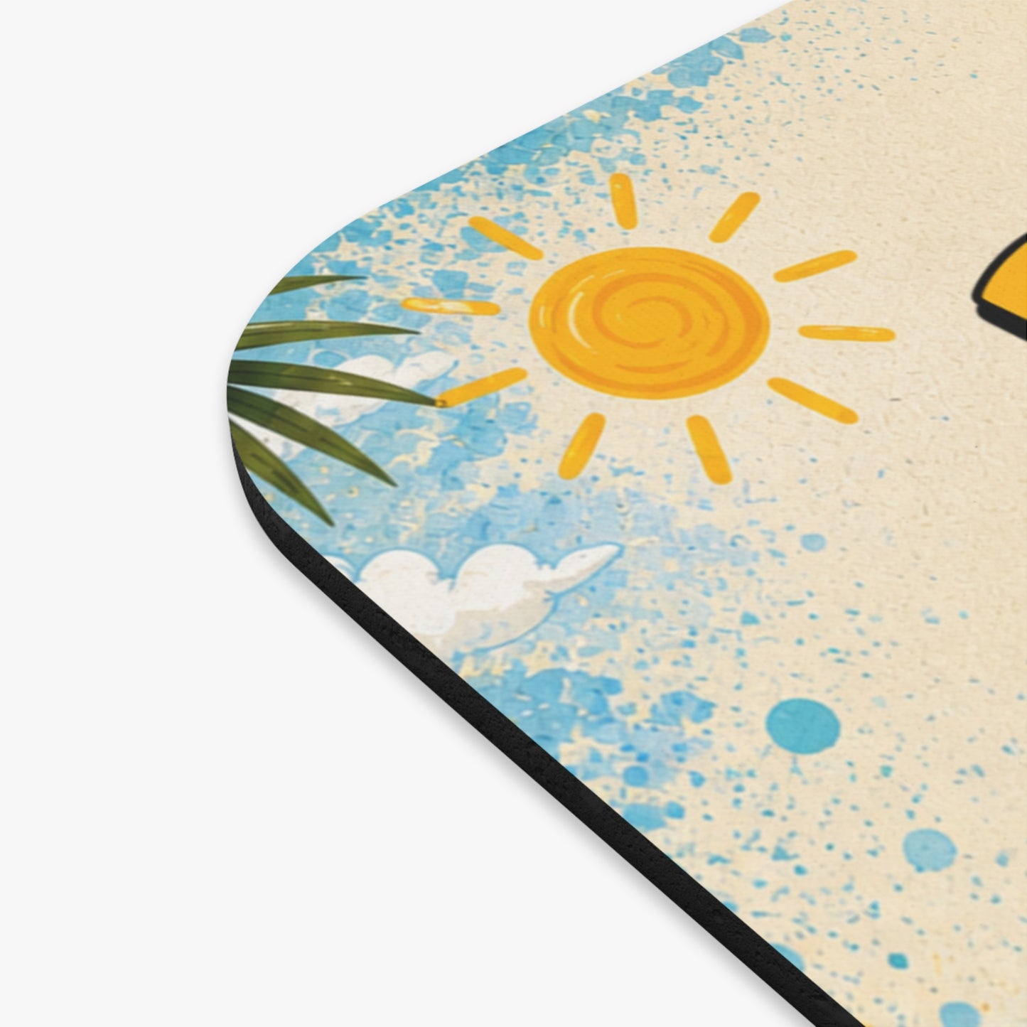 Tapis de Souris 22x18cm Pas le Temps Je Suis à la Retraite Cadeau Retraité Homme Femme Humour Plage Vacances Bureau Gaming