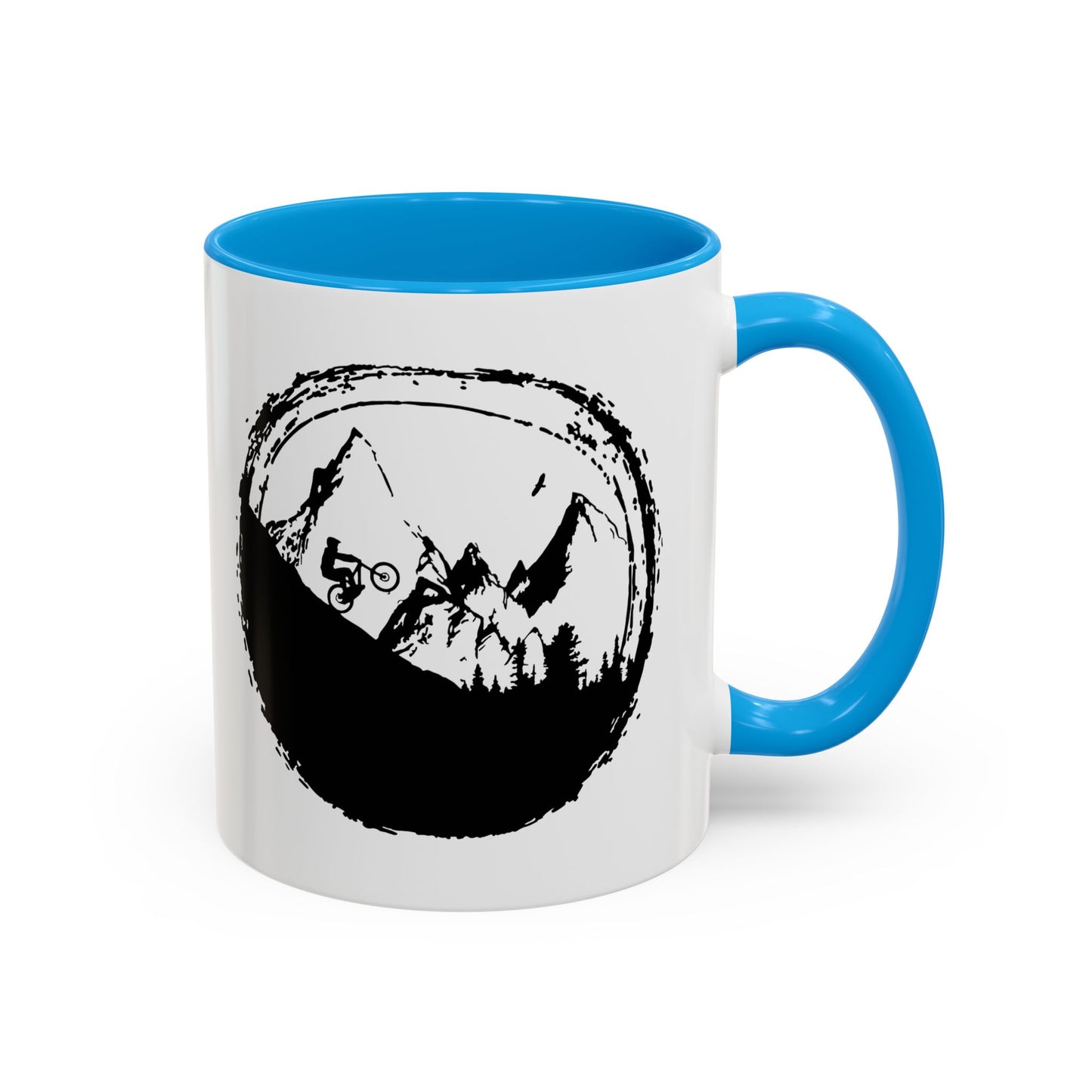 Tasse Motocross Homme et Femme – Mug Moto Tout-Terrain en Montagne – Cadeau Original pour Pilote Enduro Cross Anniversaire 325 ml