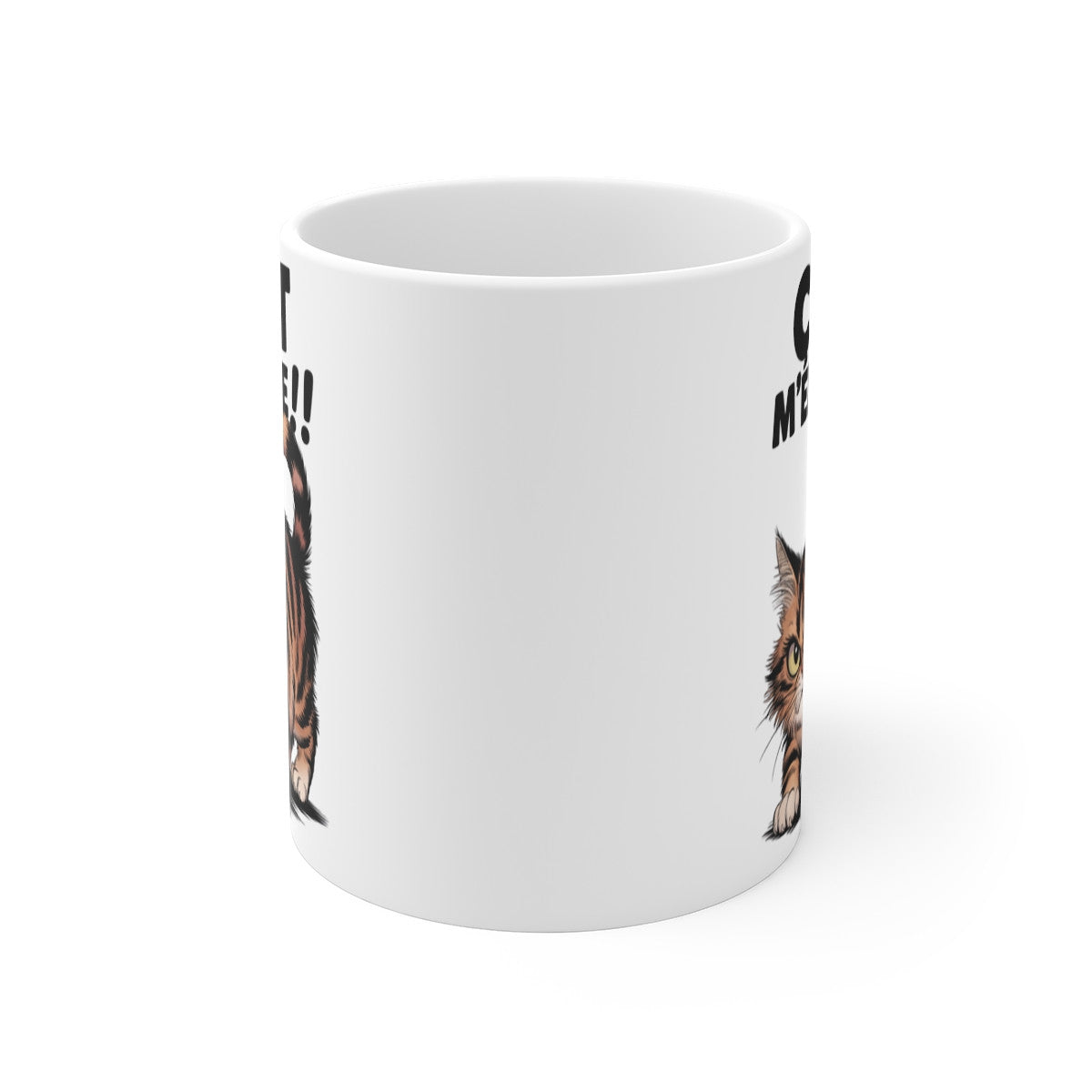 Mug Chat M'énerve - Mug Humoristique avec Chat Énervé - Cadeau Fun pour Amoureux des Chats