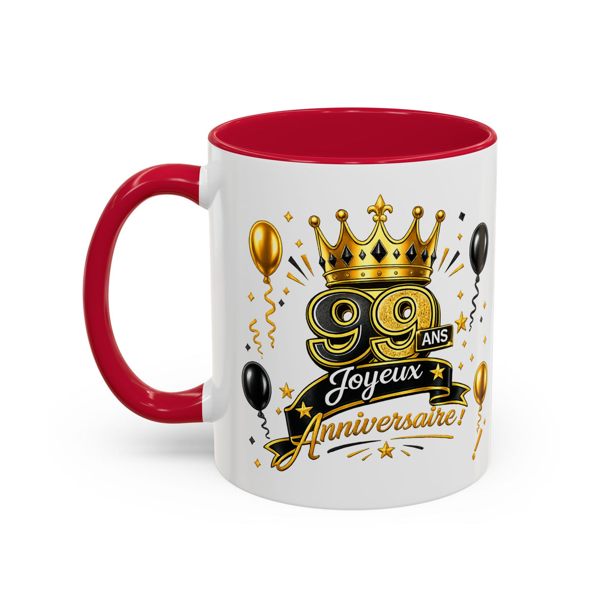 Mug Joyeux 99 Ans – Tasse Anniversaire 99 Ans – Cadeau Original pour Femme Homme – Idée Cadeau 99e Anniversaire