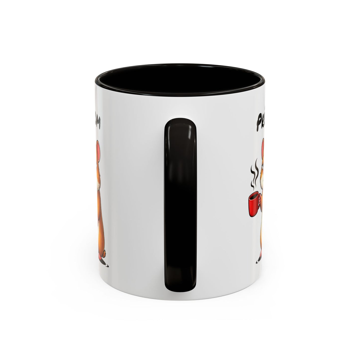 Mug Hamster Personnalisable 325ml – Tasse Café Humour Fatigue Matin Mignon Cadeau