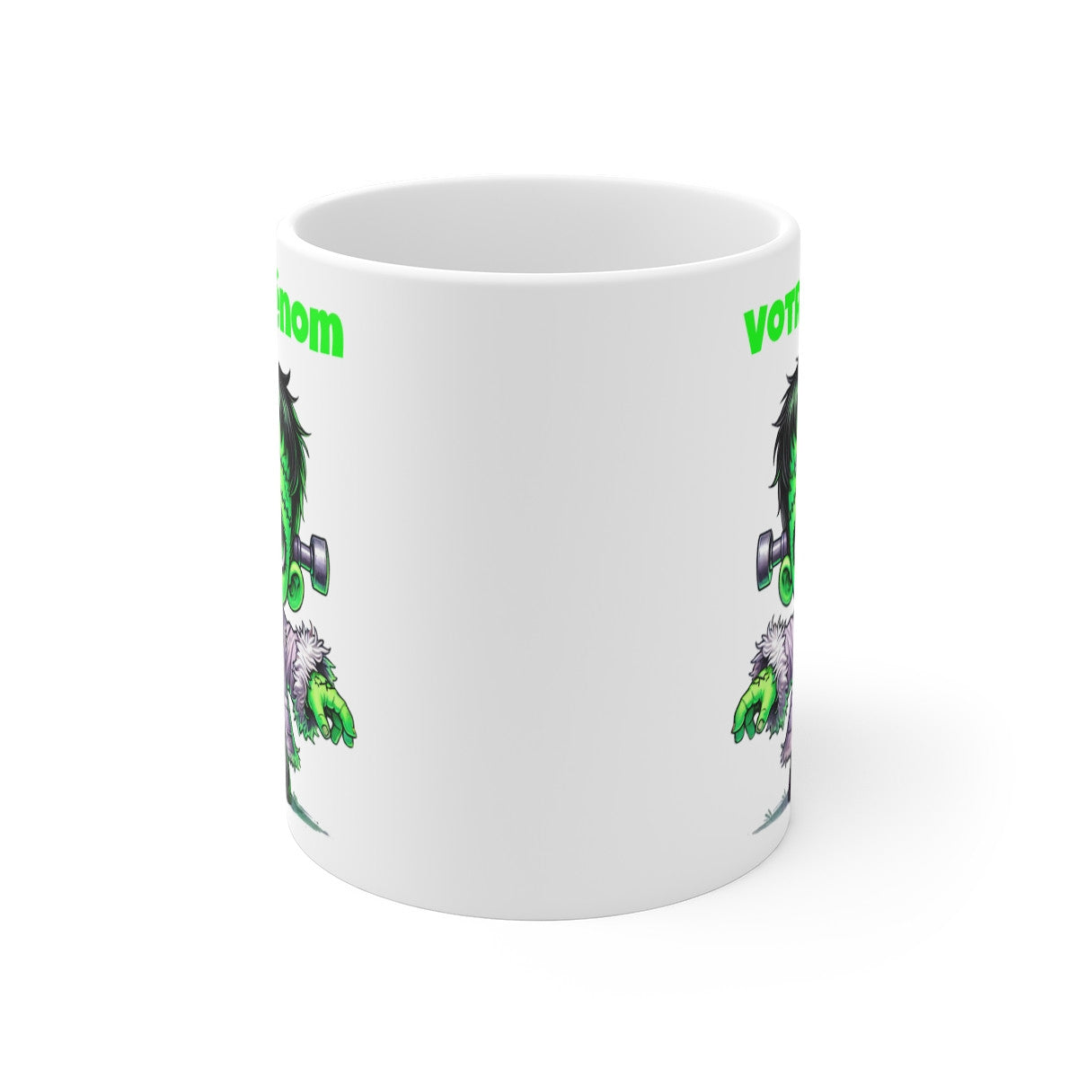 Tasse Mug Monstre Personnalisable Halloween en Céramique - Idée Cadeau Originale - pour Enfants et Adultes - Tasse à Café
