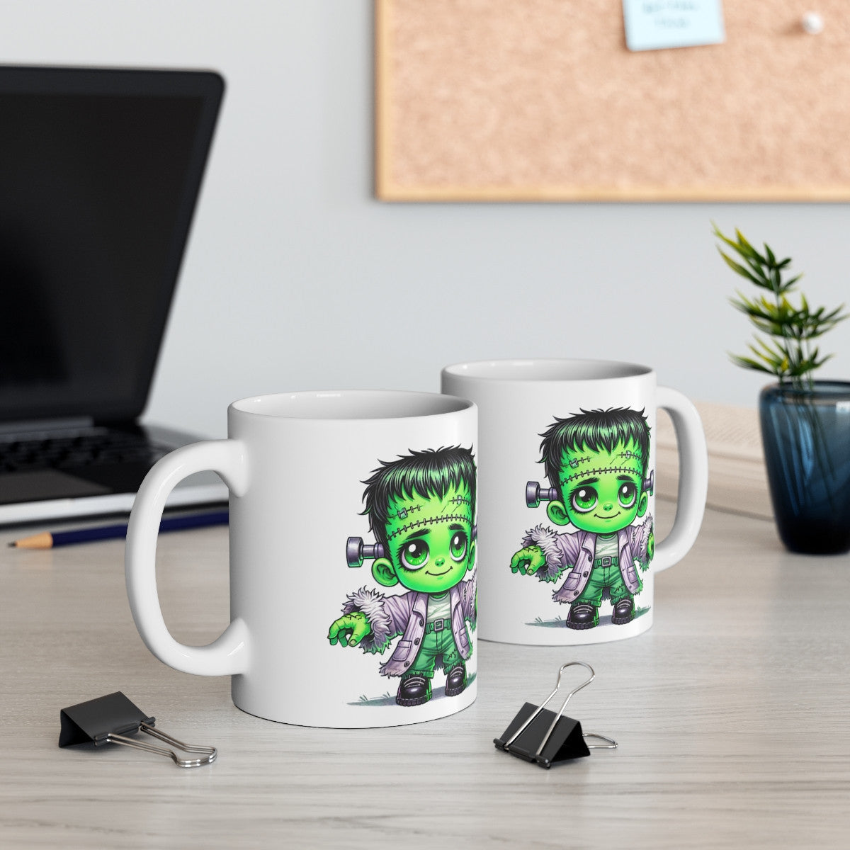Tasse Mug Monstre en Céramique Halloween - Idée Cadeau Originale - pour Enfants et Adultes - Tasse à Café