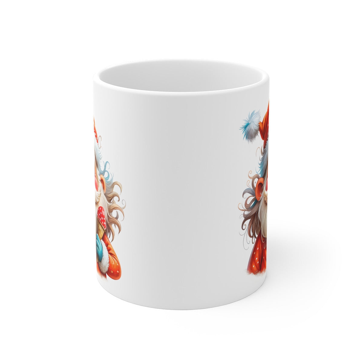 Tasse de Noël "Père Noël Gourmand" - Mug Festif en Céramique pour Boissons Chaudes et Moments Joyeux