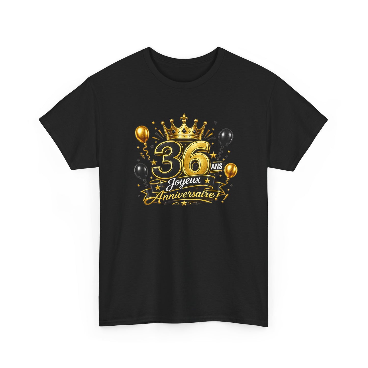 Tee Shirt Anniversaire 36 Ans Homme et Femme Joyeux Anniversaire Cadeau 36 Ans Idée Cadeau Adulte