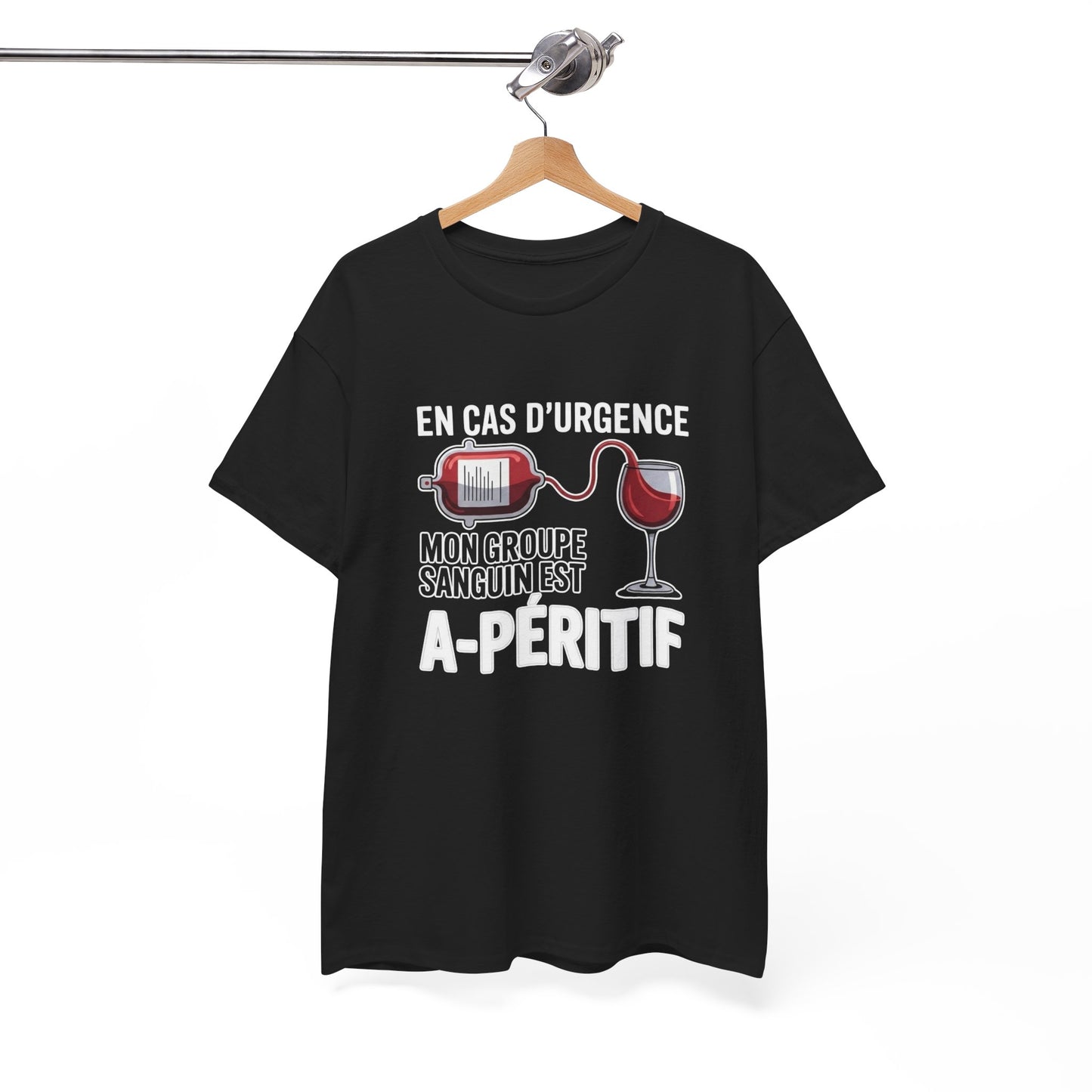 T-Shirt Infirmier Humoristique Homme Femme – Tee Shirt Don du Sang Drôle – Cadeau Médecin Infirmière Noir Blanc Gris