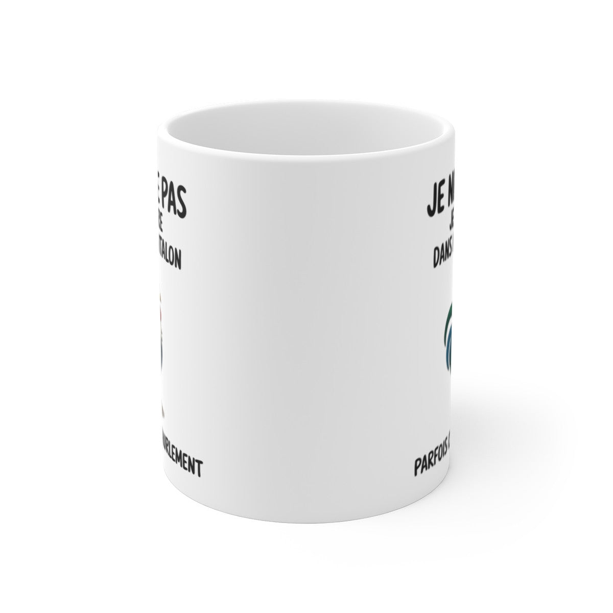 Mug  Tasse Humour "Je ne pète pas, je murmure" - Tasse Drôle avec Coq - Idée Cadeau Originale et Rigolote