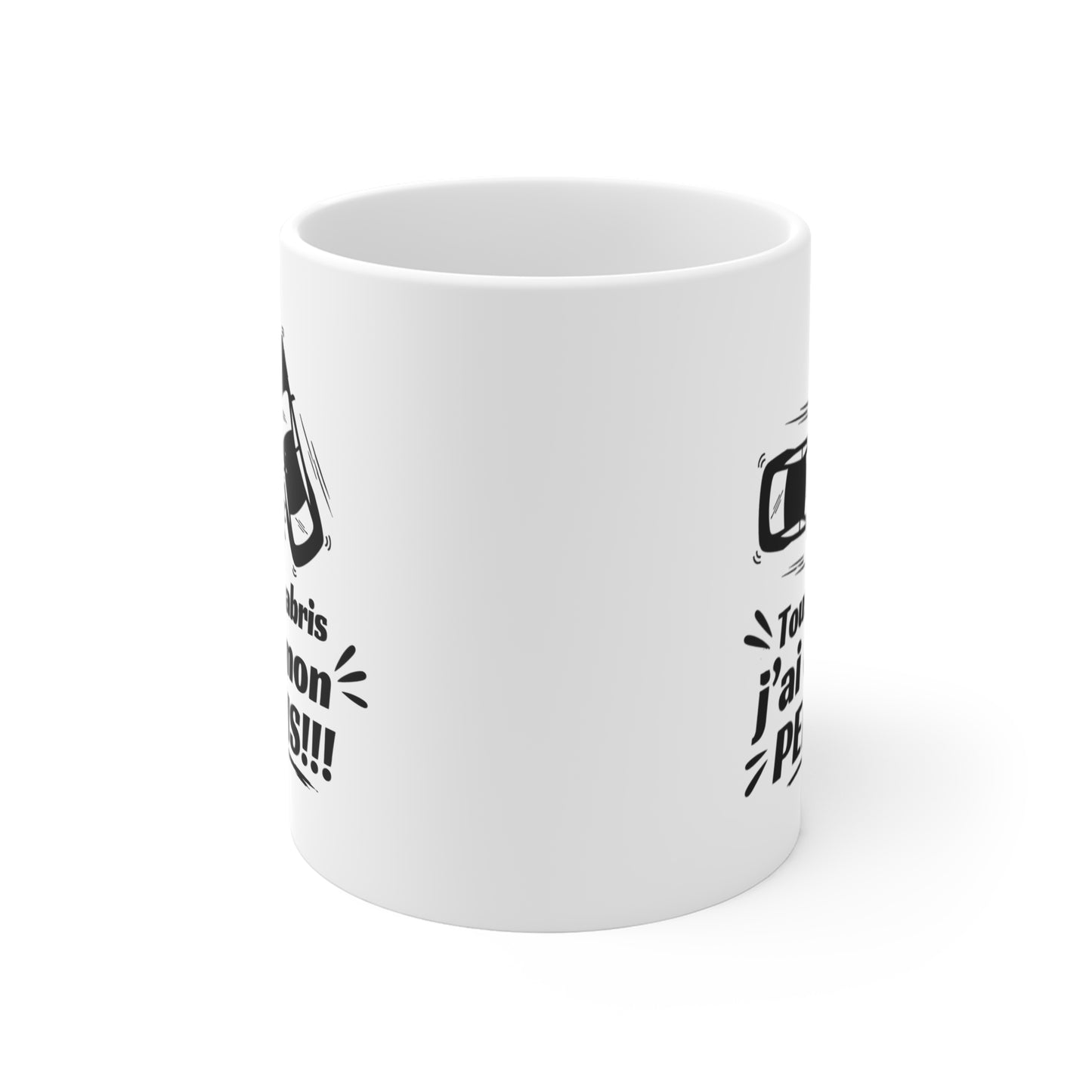 Mug Humour Permis de Conduire – Tous aux Abris J’ai Eu Mon Permis – Tasse Jeune Conducteur – Cadeau Réussite Permis Homme Femme