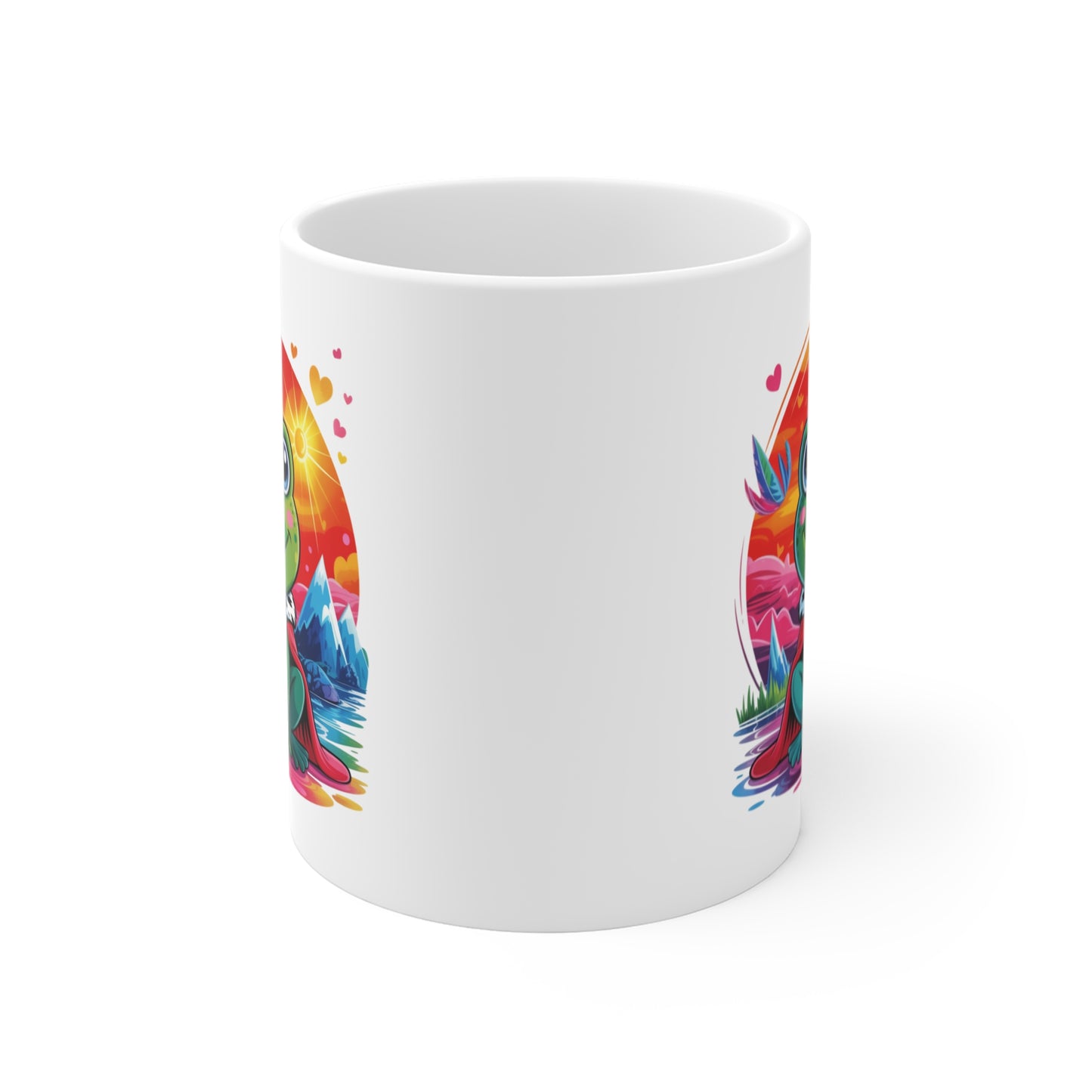 Tasse Grenouille Princesse – Mug Cartoon Coloré avec Couronne – Design Féérique et Mignon – Cadeau Fun 325ml