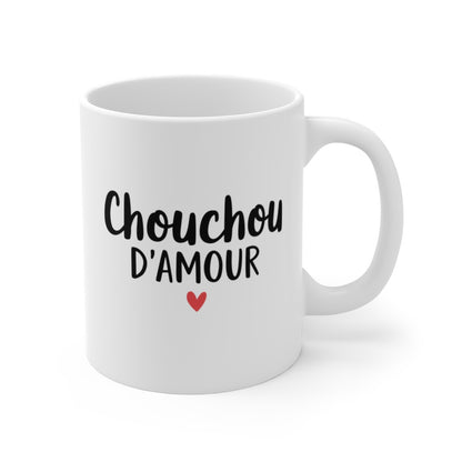 Mug "Chouchou d'Amour" - Tasse Romantique et Adorable - Cadeau Idéal pour les Proches