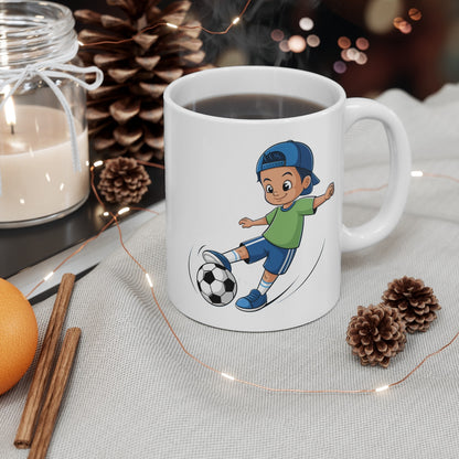 Mug "Petit Footballeur en Herbe" - Cadeau Original pour les Fans de Football Enfants