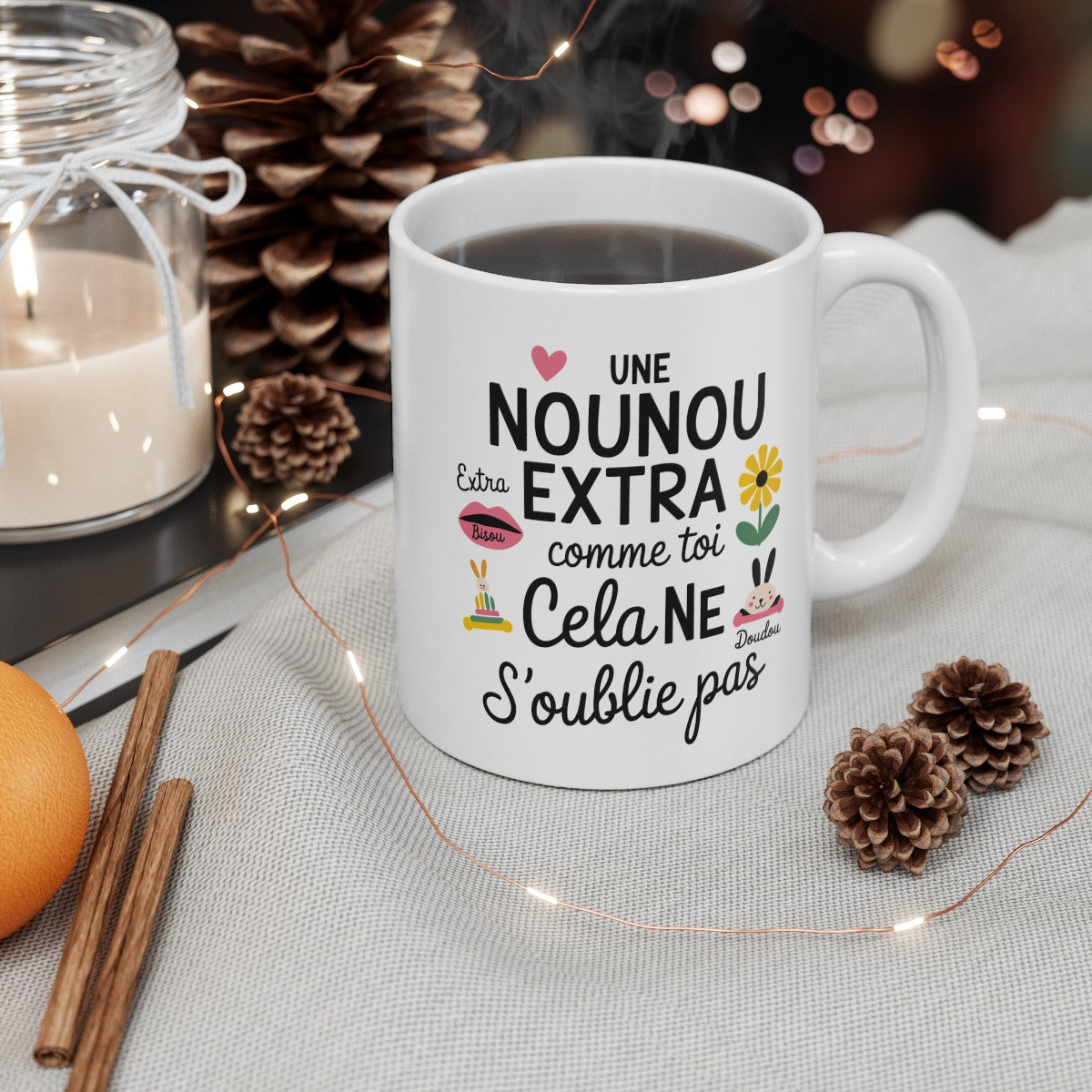 Mug Tasse "Une Nounou Extra Comme Toi" - Idée Cadeau Unique pour Nounou Extraordinaire