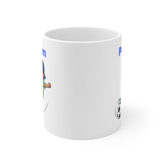 Mug Personnalisable Football Enfant - Cadeau Unique avec Prénom pour Fans de Foot