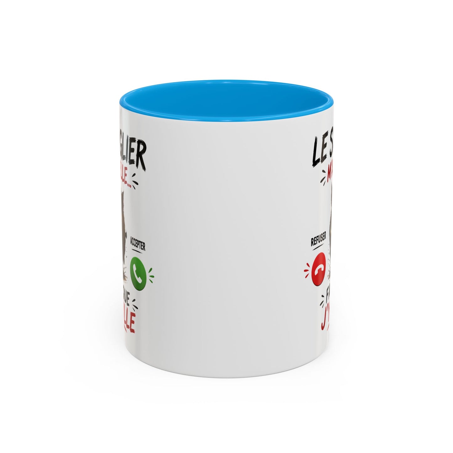 Tasse Le Sanglier M’Appelle Faut Que J’Y Aille – Mug Humour Chasse Sanglier – Cadeau Homme Femme 325ml