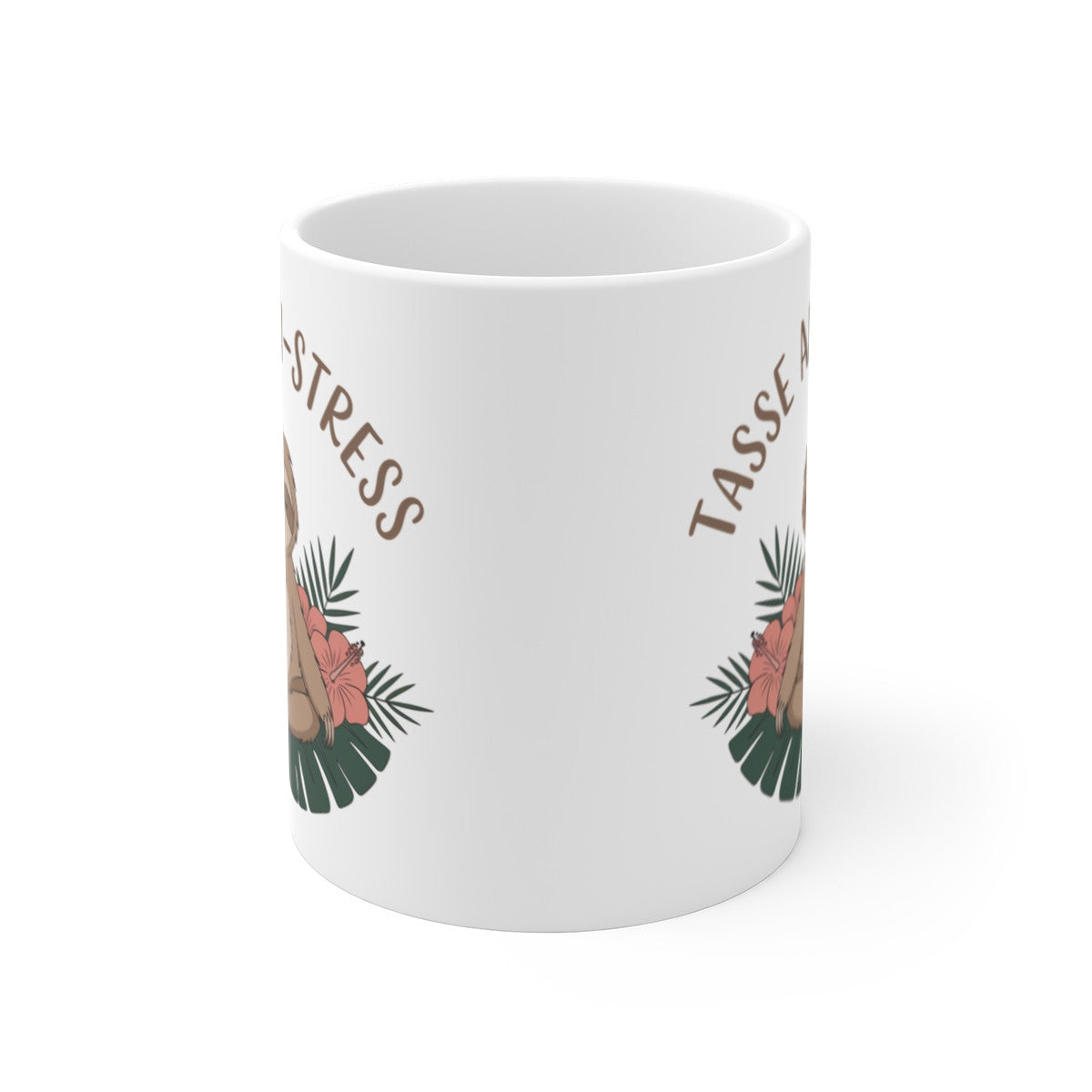 Mug "Tasse Anti-Stress" Paresseux Zen –Idée  Cadeau Relaxation Original Yoga