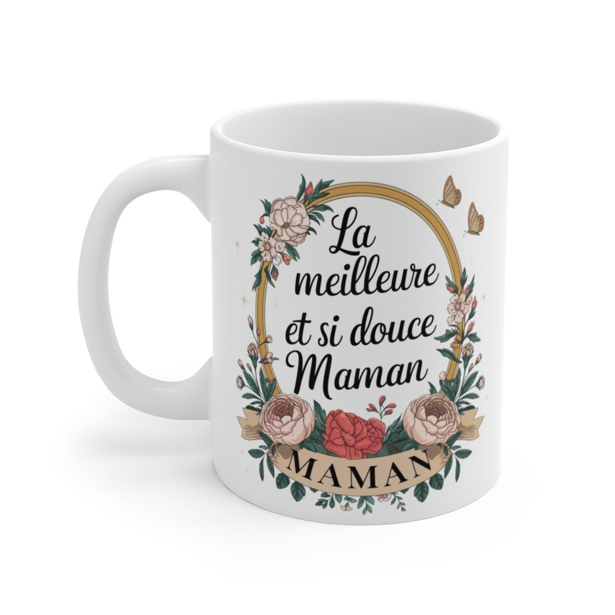 Mug Tasse "La Meilleure et si Douce Maman" – Cadeau Tendre et Élégant pour les Mamans