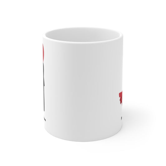 Mug Tasse Personnalisable "Amoureux Cœur" – Ajoutez Vos Deux Prénoms pour un Cadeau Romantique Unique, Amour, Couple