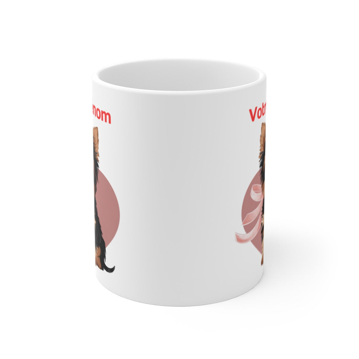 Mug  Tasse Personnalisé Yorkshire – Tasse Adorable avec Prénom, Idée Cadeau Unique pour Enfants et Adultes