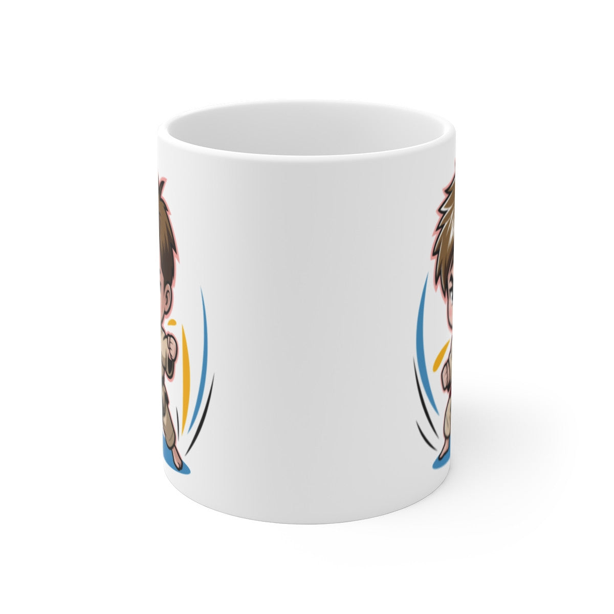 Mug Karaté Dynamique – Tasse, Idée Cadeau pour Enfants et Adultes, Passionnés d'Arts Martiaux