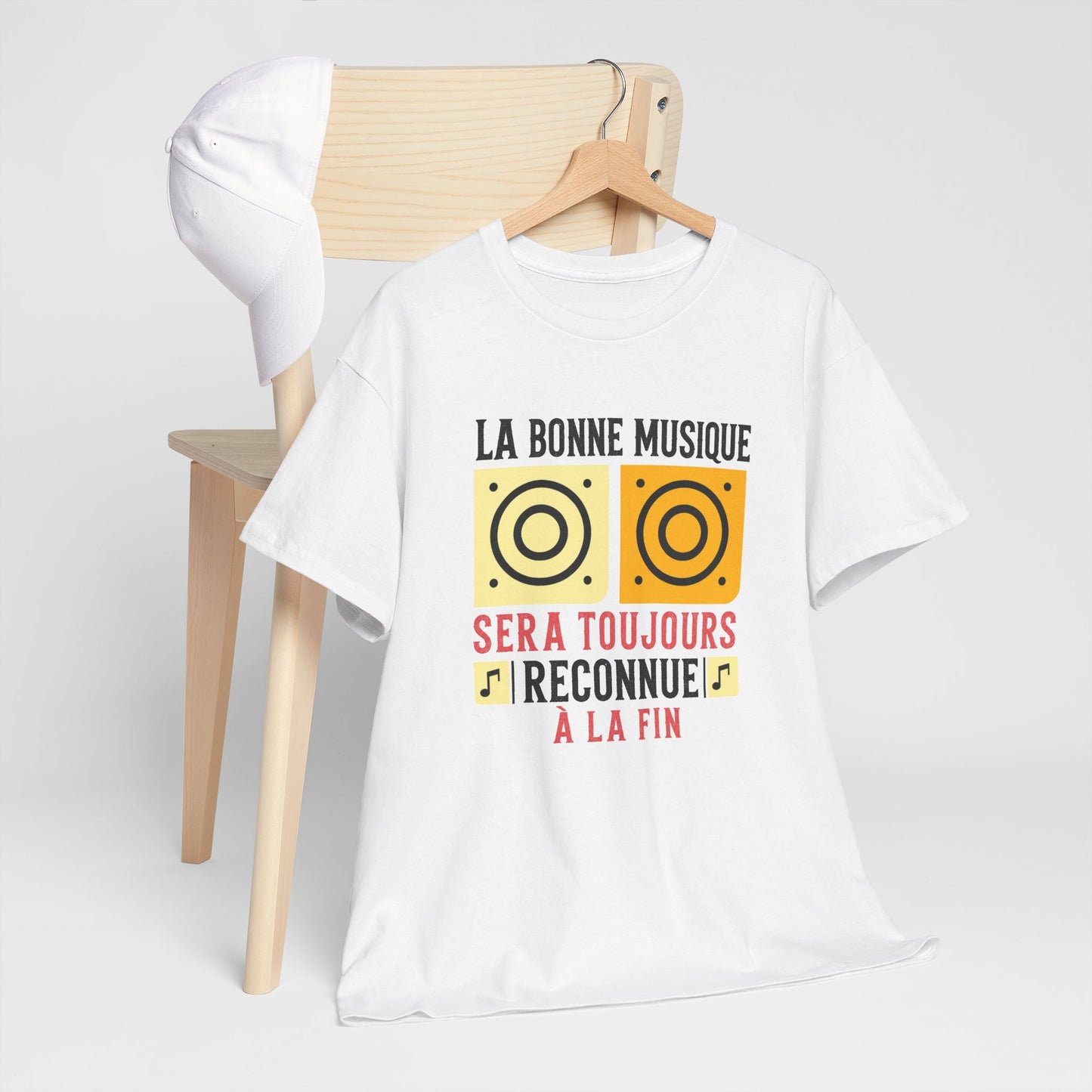 Tee Shirt Homme et Femme Musique Mélomane Passion Musicale Enceinte Son Vintage Idée Cadeau