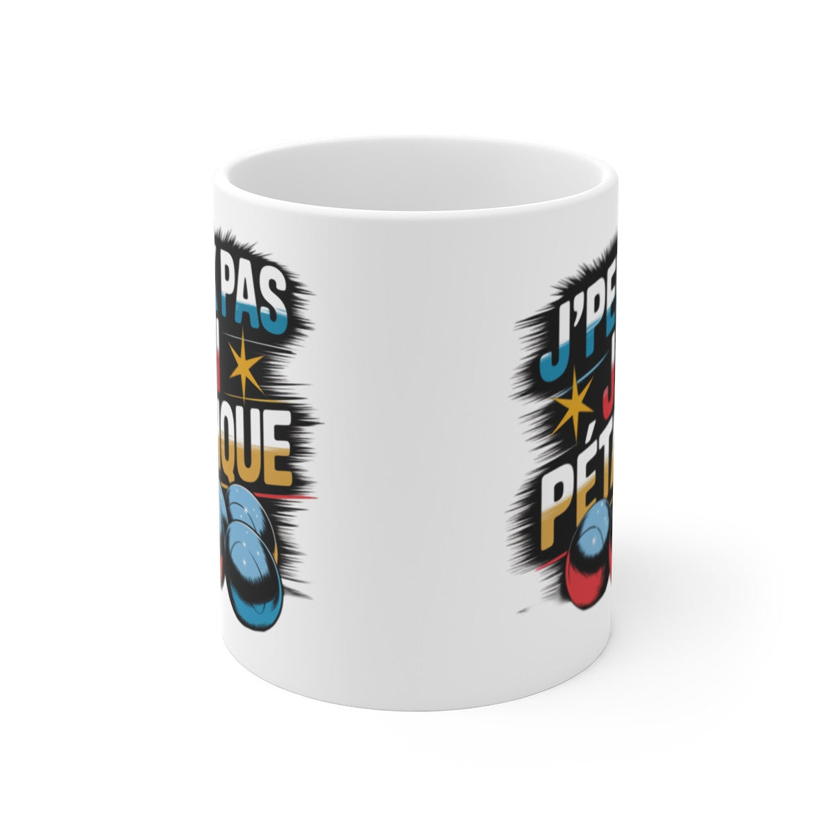 Mug Tasse "Je Peux Pas, J'ai Pétanque" – Idée cadeau pour les Amateurs de Boules