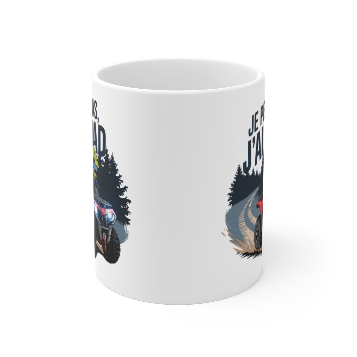 Mug Tasse "J'Peux Pas, J'Ai Quad" – Idée cadeau pour les Passionnés de Quad