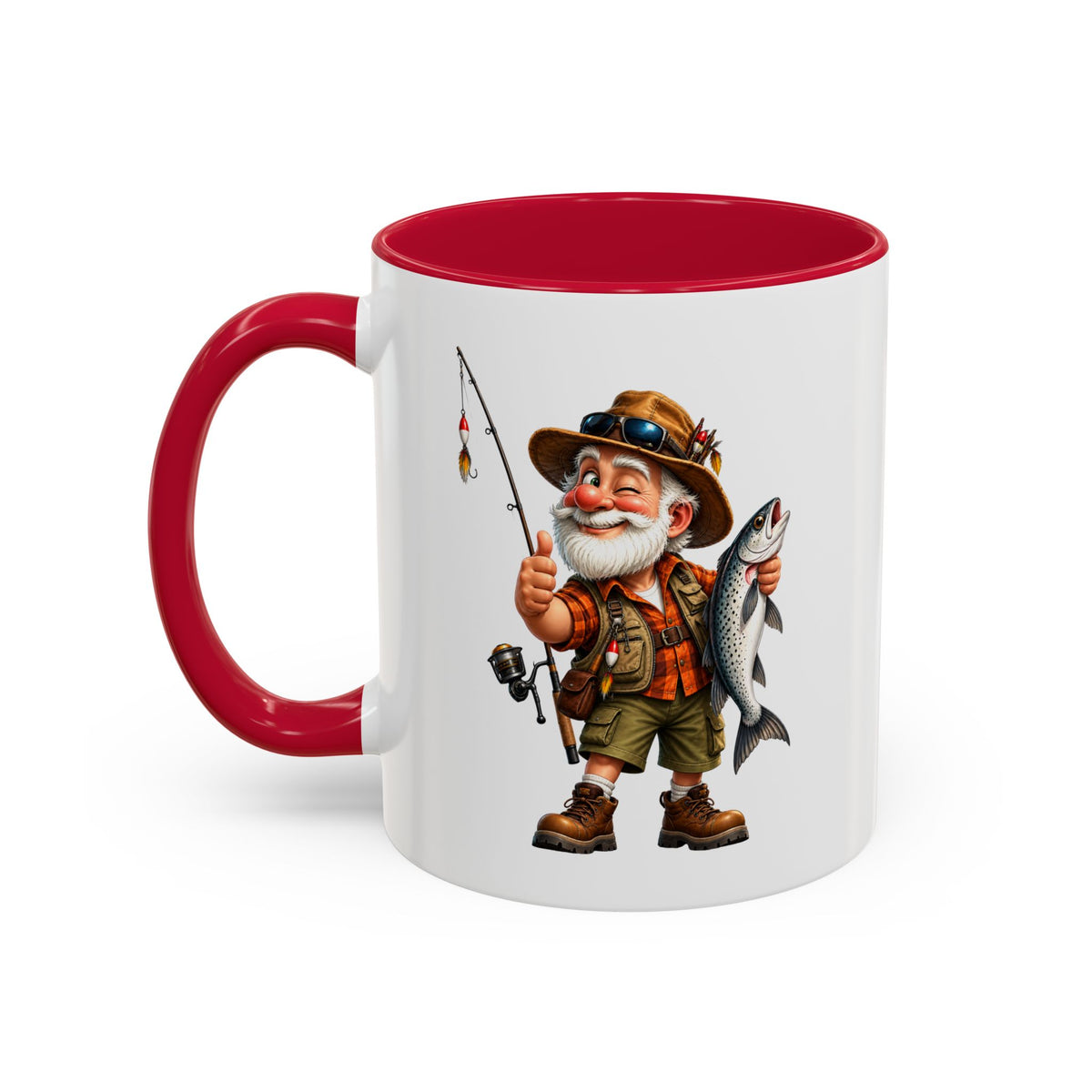 Mug Pêcheur Homme – Tasse Passion Pêche avec Poisson – Cadeau Original Homme – Amateur de Pêche