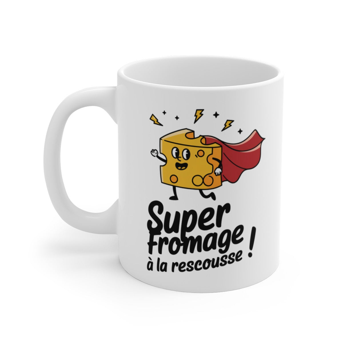 Mug Tasse Super Fromage à la Rescousse !  Design Humoristique et Original pour Amoureux du Fromage