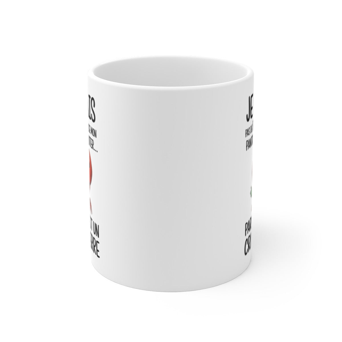 Mug Crabe Humour Marin – Tasse Rigolote et Originale avec Message Amusant et Design Animalier