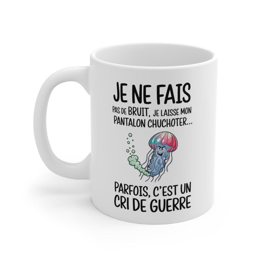 Mug Méduse Humour Marin – Tasse Originale et Rigolote avec Design Animalier et Message Amusant