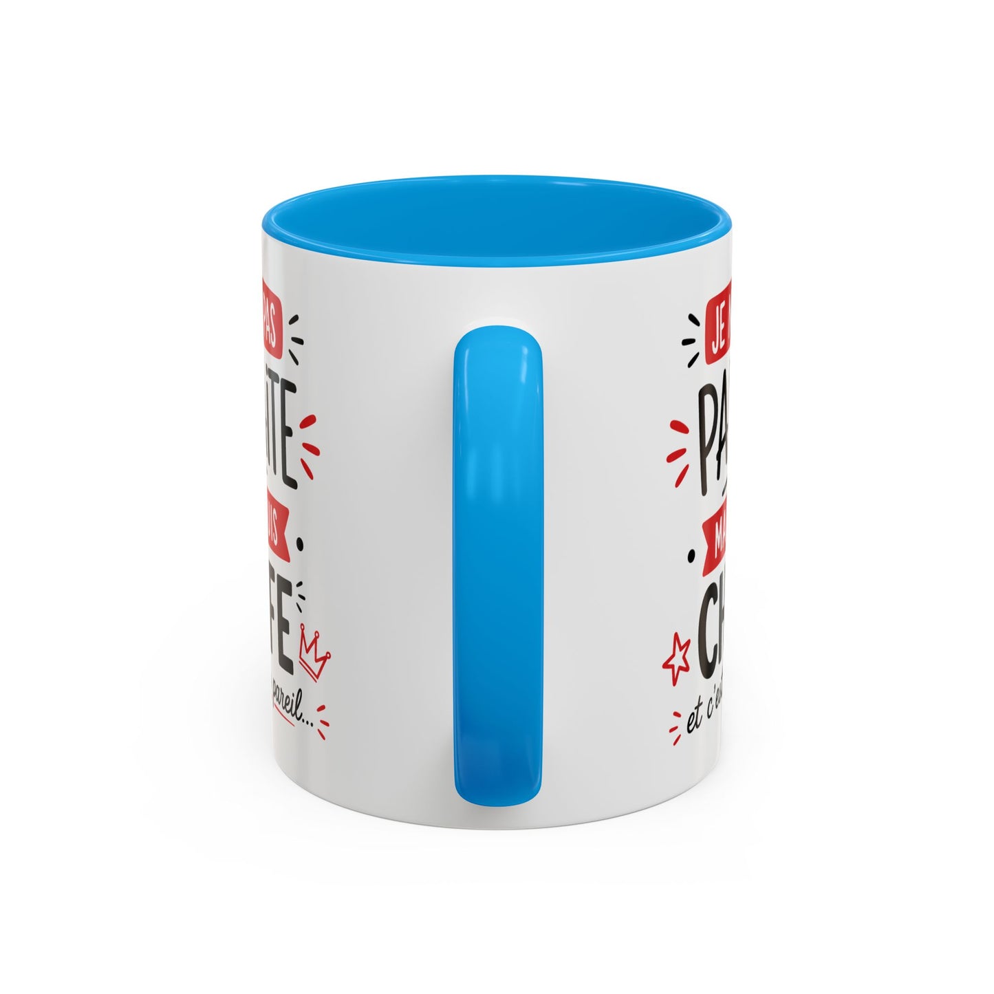 Tasse Je Ne Suis Pas Parfaite Mais Je Suis Cheffe – Mug Humour Travail Femme – Cadeau Cheffe Collègue Responsable 325ml