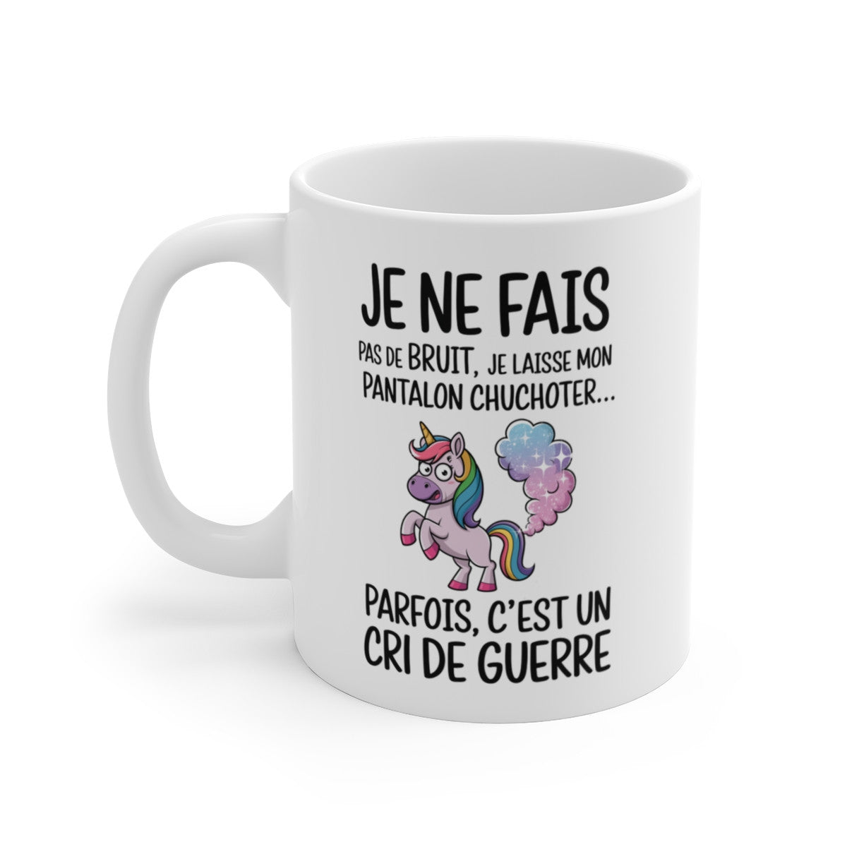 Mug Licorne Humoristique - Tasse Fantaisie et Amusante avec Design Unique