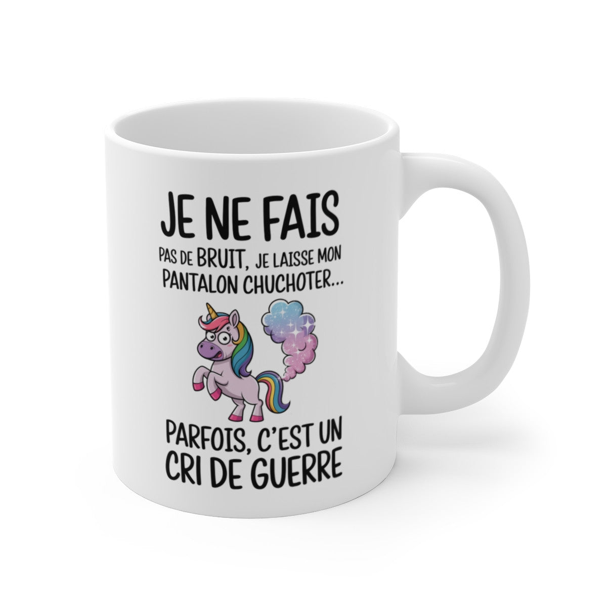 Mug Licorne Humoristique - Tasse Fantaisie et Amusante avec Design Unique