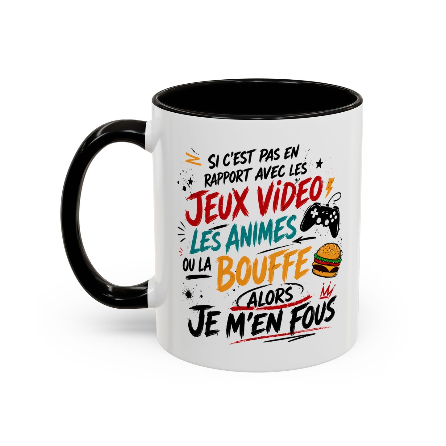 Mug Gamer Homme Humour – Tasse Jeux Vidéo Animés Bouffe – Cadeau Geek Original Gaming 325ml