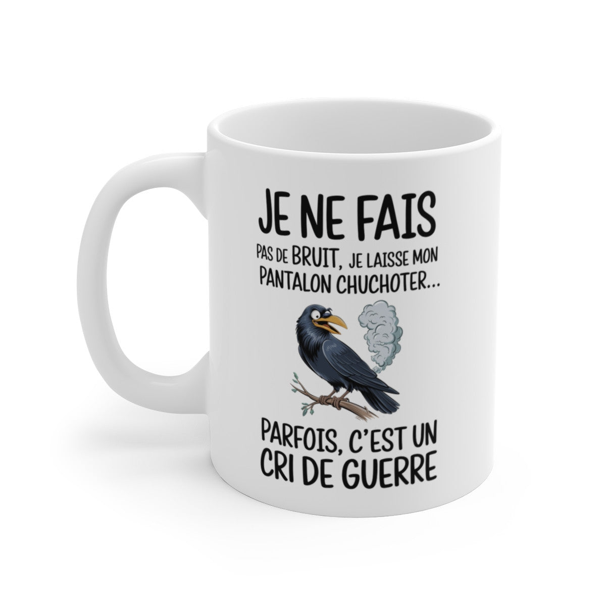 Mug Humoristique Corbeau - Tasse Drôle et Originale pour des Pauses Café Uniques